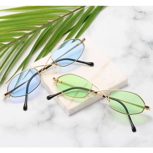 Fashion Small Frame Sunglasses New Retro Small Frame Sunglasses Female Fashion Brand Designer UV400 Retro Sunglasses