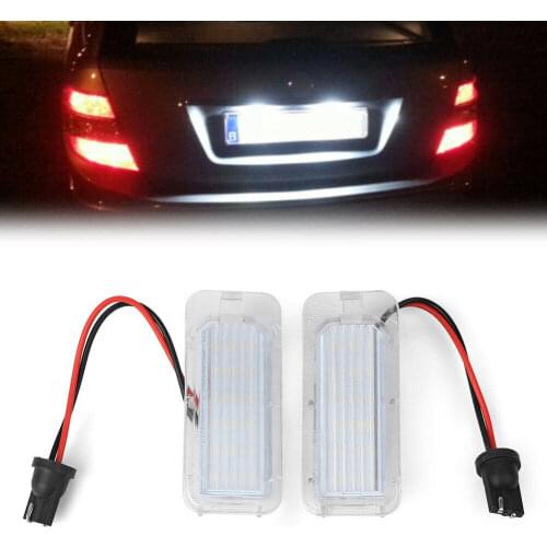LED License Plate Lights for Ford Mondeo Focus 5D C-MAX Canbus for Ford Fiseta