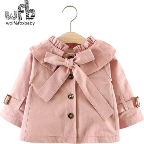 Тренчи для девочек Wobfaobxylf China At AliExpress