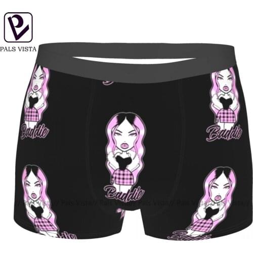 Baddie Underwear Funny Trenky Custom Trunk Polyester Sublimation Man Boxer Brief