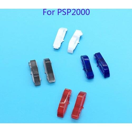 Trigger Button Colorful Clear Button replacement for PSP 2000 3000 for PSP2000 3000 Game Console Housing Shell