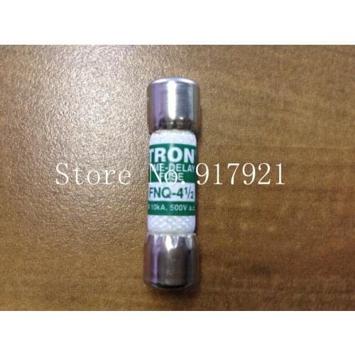 [ZOB] The United States Bussmann FUSE FNQ-4 1/2 500V BUSS TRON 10x38 original fuse tube --10PCS/LOT