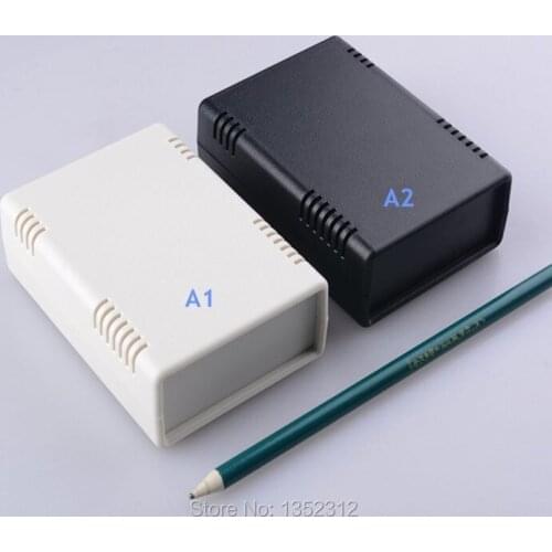 10 psc/lot 105*75*36mm instrument connection box plastic enclosure belt desktop PLC instrument box electronics projext box