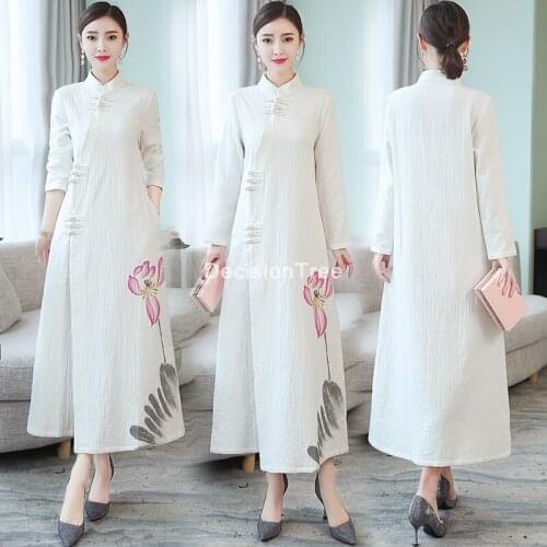 2021 cheongsam vintage chinese dress women half sleeve ancient chinese style qipao party year clothes oriental dress qipao