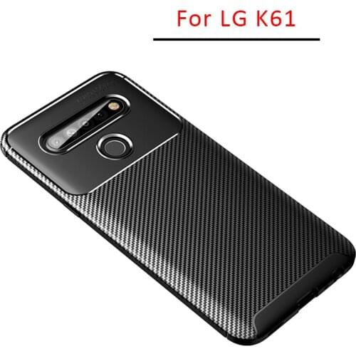 Case for lg k61 bumper cover on lgk61 k 61 61k lg61k 6.53 protective phone coque back bag silicone matte soft tpu business shell