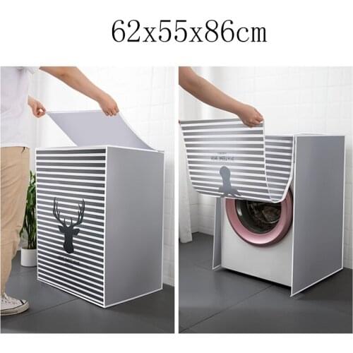 Front loading washing machine cover for drum washing machine Waterproof box dust cover for household automatic washing machine