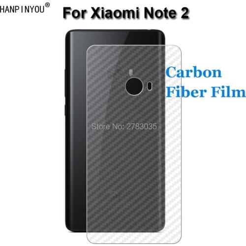 For Xiaomi Mi Note 2 Note2 5.7" Durable 3D Anti-fingerprint Carbon Fiber Back Film Rear Screen Protector (Not Tempered Glass)