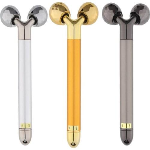 Electric 3D Roller Massager 360 Rotate Thin Face Full Body Shape Massage Wrinkle Remover Y Shape Massager Facial Vibration Tool