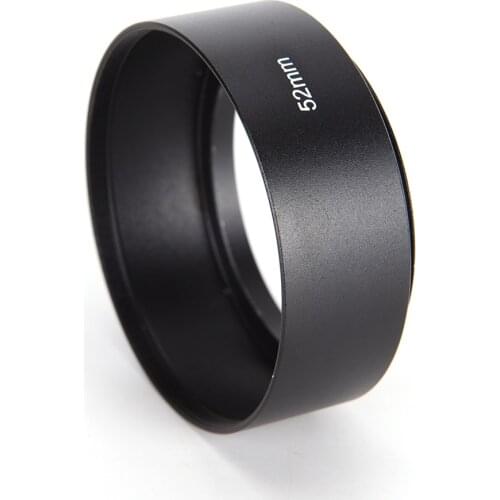 HOT 52mm Metal Camera Lens Hood For Canon Nikon 50mm F1.8 Tool Accessories