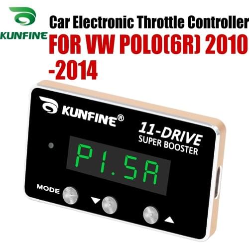 KUNFINE Car Electronic Throttle Controller Racing Accelerator Potent Booster For VW POLO(6R) 2010-2014 Tuning Parts 11 Drive