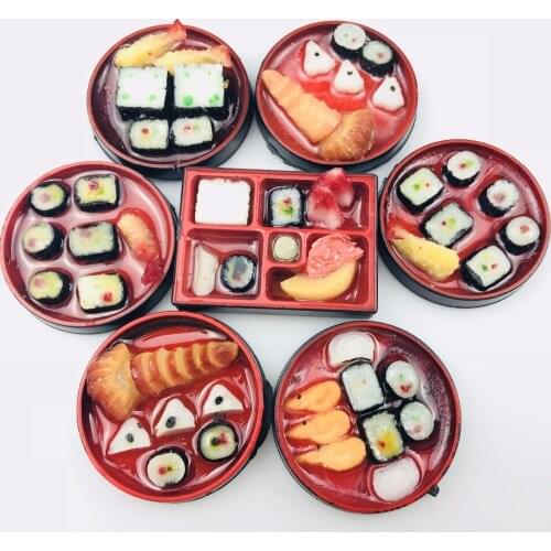1/6 Scale Miniature Dollhouse Janpanese Sushi Rice Roll for Blyth Doll House Pretend Food Kitchen Toys