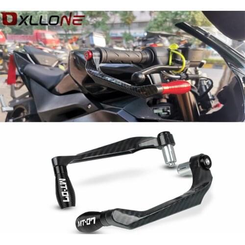 Motorcycle 7/8" 22mm Lever Guard Handlebar Grips Guard Brake Clutch Levers Protector Moto Accessories For YAMAHA MT07 2014-2018