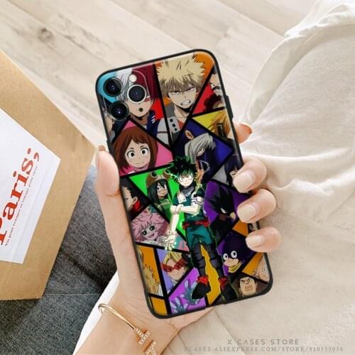 My Hero Academia Class 1A Anime FOR IPhone Se 6 6s 7 8 Plus X Xr Xs 11 12 Mini Pro Max TPU Soft Silicone Phone Case Cover Shell
