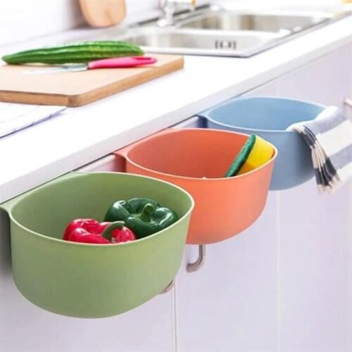 Nordic Wall Mounted Waste Bin Kitchen Cabinet Door Hanging Trash Bin Home Garbage Basket Table Trash Can Kitchen Cleaning Tool