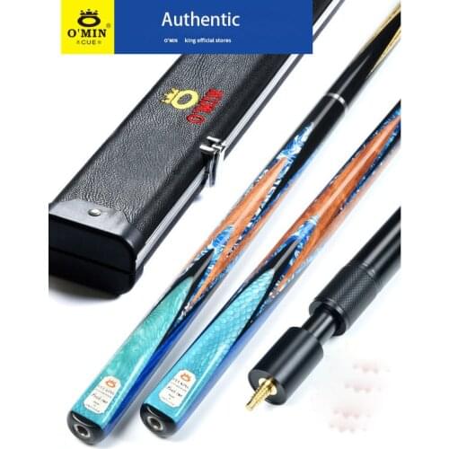 2021 NEW OMIN PEAK Manual Model Snooker Cue Billiard Cues 10mm 11.5mm Paint Ash wood Black 8 Nine Balls 16 Colors China