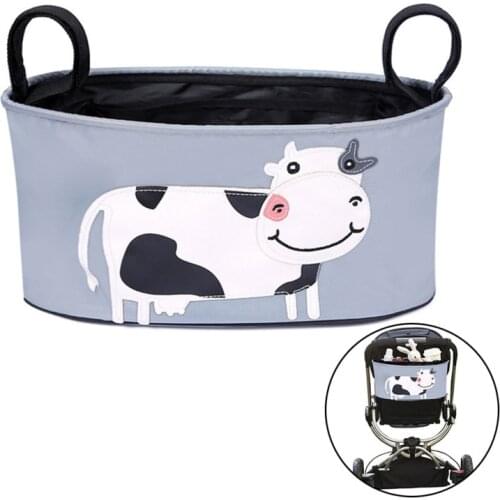 Baby Stroller Organizer Nappy Bag Hook Hanging Mummy Carriage Waterproof Bottle Bag Cartoon Handbag Pram Cart Diaper Bag Gifts