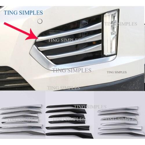ABS Chrome For Cadillac XT5 2016 2017 2018 2019 2020 Car Head Front Fog Lamp Light Cover Trim Car Styling Exterior Accessories