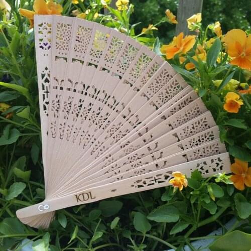 Personalized Engraved Wood Folding Hand Fan Wooden Fold Fans Party Decoration Wedding Gift Favors Baby Shower Favors