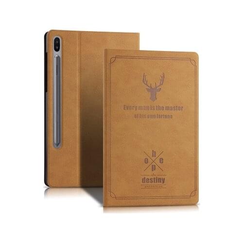 For samsung Galaxy Tab S7 Plus 12.4 T970 Luxury Fashion Pattern Cloth Texture Flip stand Protector For Tab S7 T870 Tablet Case