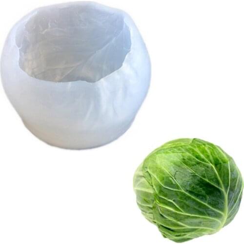 Cabbage Fondant Cake Silicone Mold Mousse Chocolate Candy Molds Cookies Pastry Biscuits Mould Cake Decoration Baking Tools Aouke