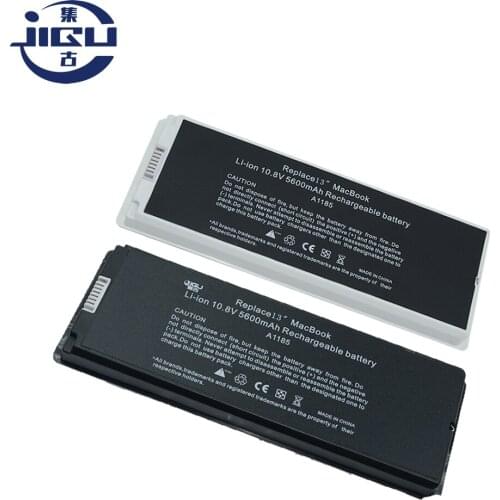 JIGU Replacement Black&White Laptop Battery A1185 For Apple MacBook Pro 13" A1185 MA561