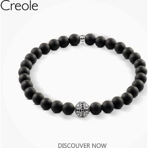 Stretch Bracelet Cross Pave,2019 Fashion Jewelry 925 Sterling Silver Unisex Luxurious Rock ‘n’ Roll Chic Gift For Men Women