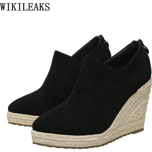 High Heels Platform Shoes for Women 2021 Wedges Shoes for Women Pumps Women Shoes Espadrille Wedding Heels Zapatos Mujer Zapatos