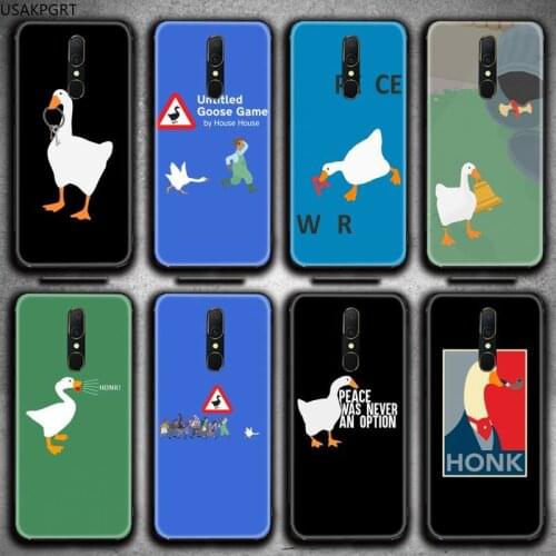 Duck Goose Game Phone Case For Oppo A5 A9 2020 Reno2 z Renoace 3pro A73S A71 F11
