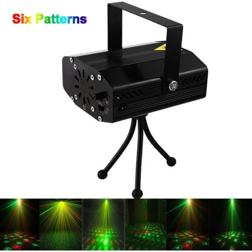Party Lights Auto Music control Disco Dancing Laser Patterns Projector Stage Lighting Effect Lamp For Home Party Dance Floor