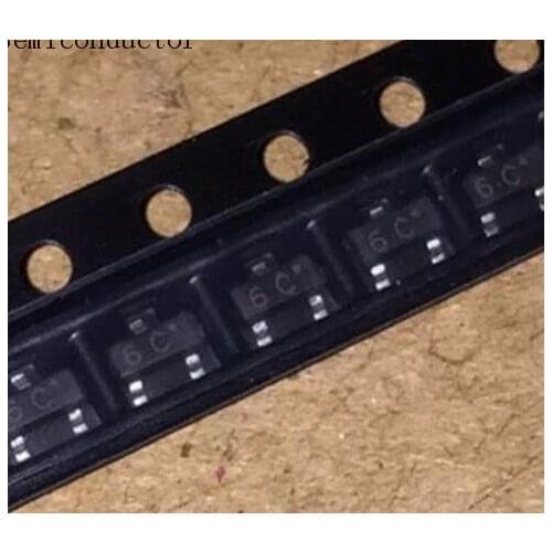 100PCS BC817-40 6C NPN SOT-23 BC817 Diode Transistor 45V 500mA SOT23 SMD general purpose transistor