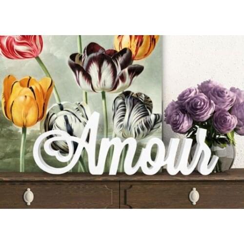 3D Amour 3D letter Bring more love to your house! Sizes: 43x15 cm