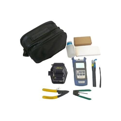 6 In 1 Fiber Optic FTTH Tool Kit Millers Plier Stripper/Optical Power Meter 1mW/VFL 1mW 5KM/Optical Fiber Fiber Cleaver SKL-6C