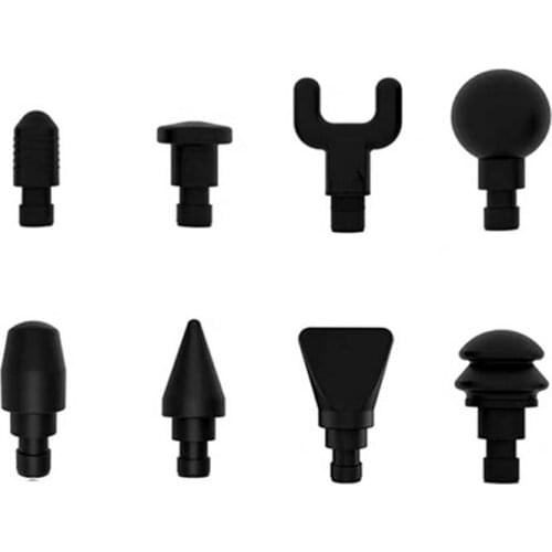 8PCS Massager Adapter Bits Functional Massage Head Plug Play Massager Head Fascia Muscle Massager Accessories Tools