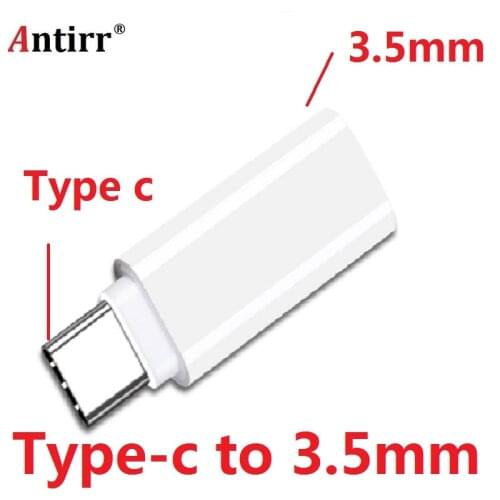 USB3.1 Type C to 3.5 Earphone Adapter usb 3.1 Type-C USB-C male to 3.5mm AUX Audio Female Cable for Xiaomi 6 mi6 Letv 2 2pro max