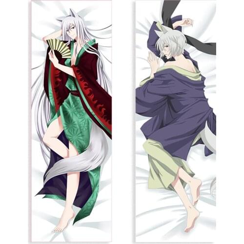 Anime Kamisama Pillow Case Tomoe Cosplay Est Cushion Cover Hugging Body Peach Skin case fashion two side printed case