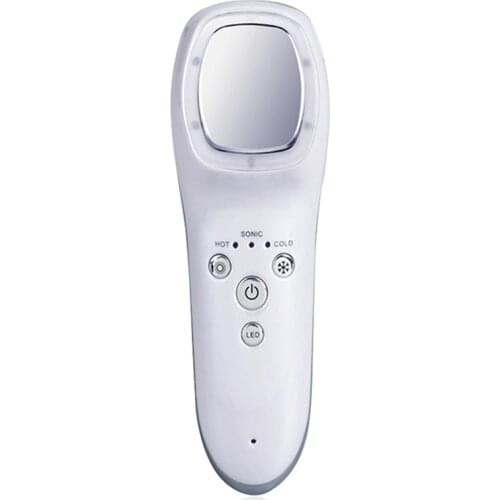 Cryotherapy Hot Cold Hammer Face Massager Lifting Face Light Therapy Photon Facial Massager Cleaning Brush Skin Care Machine