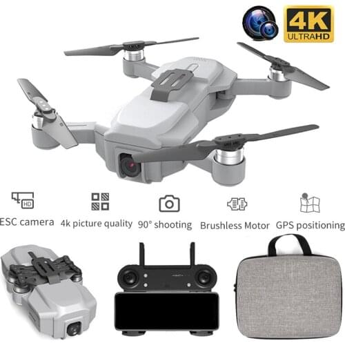 Mini Drone GPS with Adjustable 4K Camera HD 16 Mins 5G Wifi 1406 Brushless Quadcopter Professional FPV Dron Toys for Kids