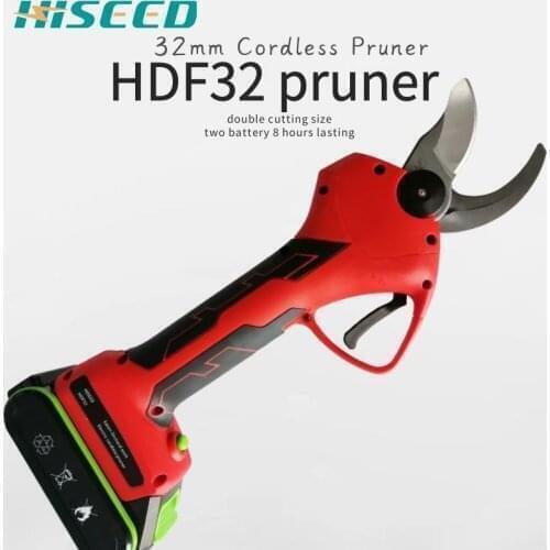 Hiseed Japan imported SK5, lithium battery electric pruning shears, cutting diameter 32MM, cordless carrying scissors