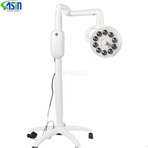New dental LED floor standing lamp shadowless Led operation light oral lamp Dental Oral Light Patient Lamp 10 LEDs Lamp