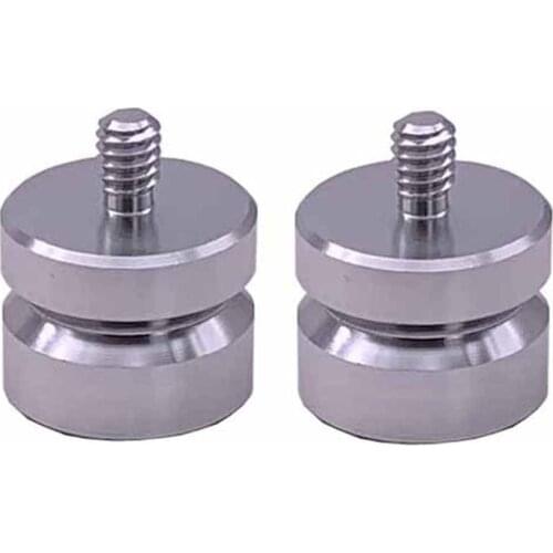 New 2pcs Prism Adapter 1/4x20 male thread to 5/8x11 female thread, for Topcon NIKON ETC Prism GPS TOTAL STATION