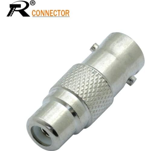 Wholesale CCTV Surveillance accessories RCA Female to BNC Female Connector rca bnc Convertor for audio video Camera 3pcs/lot