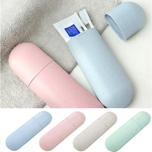Portable ToothBrush Storage Box Travel Camping Toothbrush Case Cover Safety Health Bathroom Storage Organizer Box Accessories