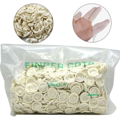 50/100/200Pcs Durable Nail Art Finger Cot Latex Rubber Antistatic Gloves Fingerstall Finger Skin Protector Manicure Tool