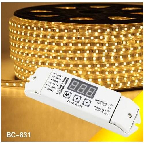 PWM DMX512 decoder One Channel DMX Controller DC12V-24V constant voltage PWM DMX decoder