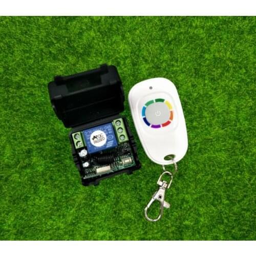 RF DC 12 v 1CH mini wireless remote control switch lighting radio Learning code receiver+ transmitter 433 mhz