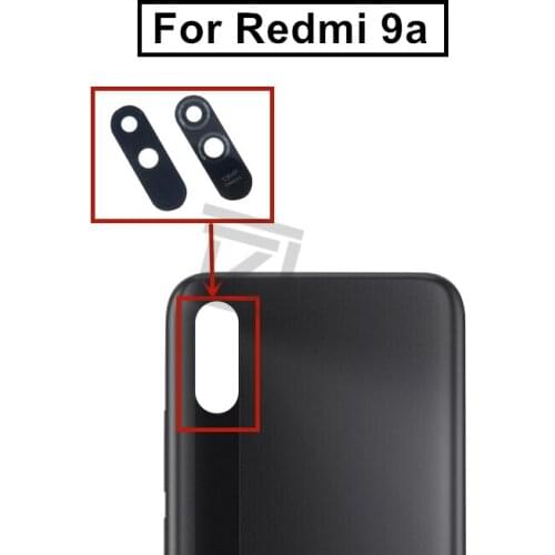 2pcs for Xiaomi Redmi 9a Camera Glass Lens for Redmi 9/9c Back Rear Camera Glass Lens with Glue Replacement Repair Spare Parts