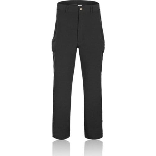 Outdoor sport wear-resistant plus shelled shark skin soft shell mens pants and climbing pants