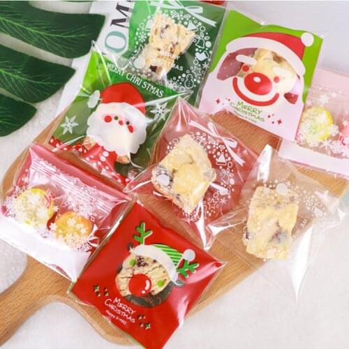 100PCS Small Flat Glassine Waxed Paper Cookie Snack Bags, Adhesive Bags for Bakery Treat Candy Dessert Chocolate Party Favor