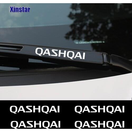 4pcs Car Windshield Wiper Sticker For Nissan Nismo QASHQAI