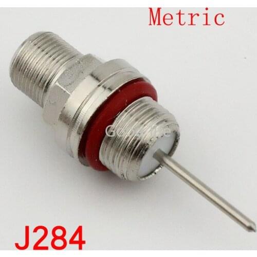 50pcs/lot Cable TV rainproof splitter connector Cable connector Needle turn F seat Small F seat J284 Metric